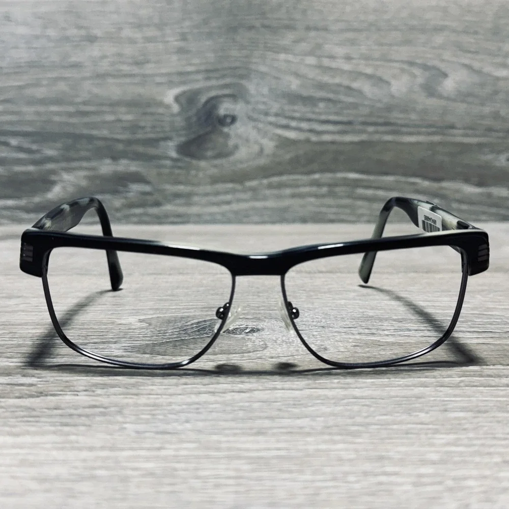 Sean John SJO5108 019 Eyeglass Frames 59-15-145‎ Black Mens Half Rim Rectangle